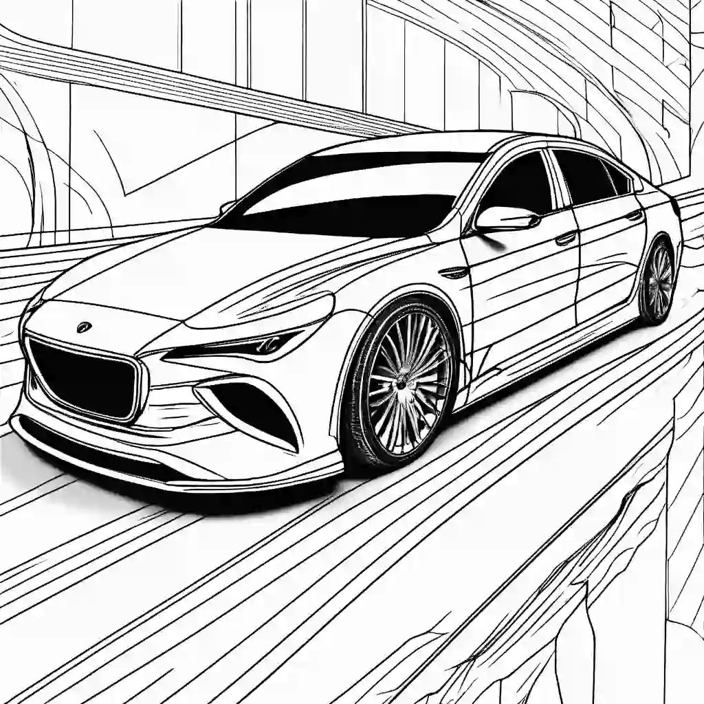 Sedan coloring pages