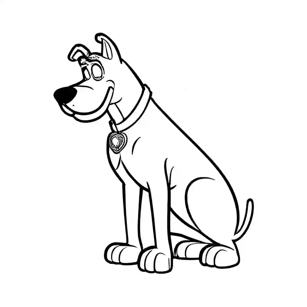 Scooby-Doo Printable Coloring Book Pages for Kids