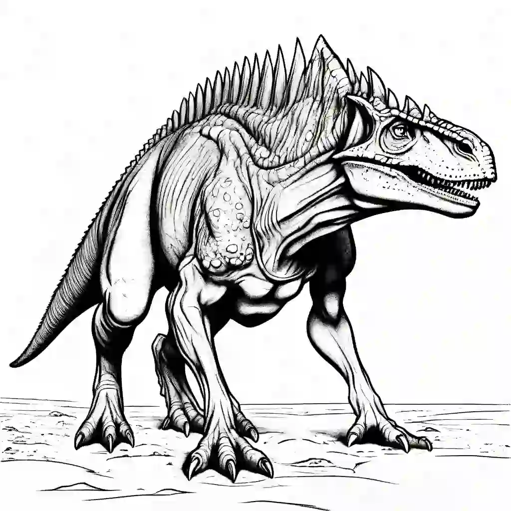 Carnotaurus coloring pages
