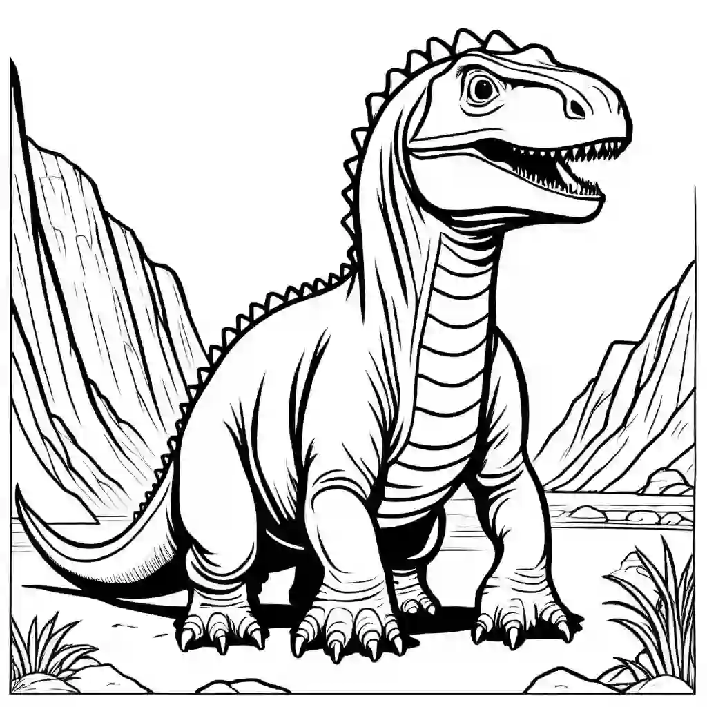 Iguanodon coloring pages