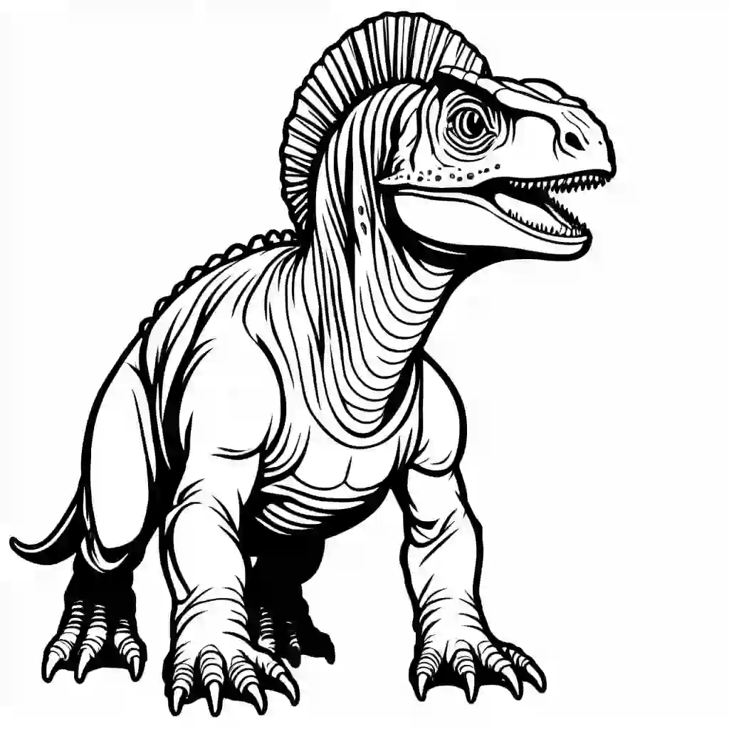 Pachycephalosaurus Printable Coloring Book Pages for Kids