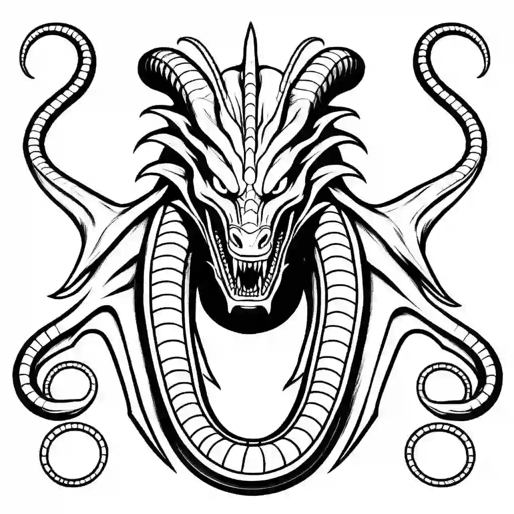 Hydra coloring pages