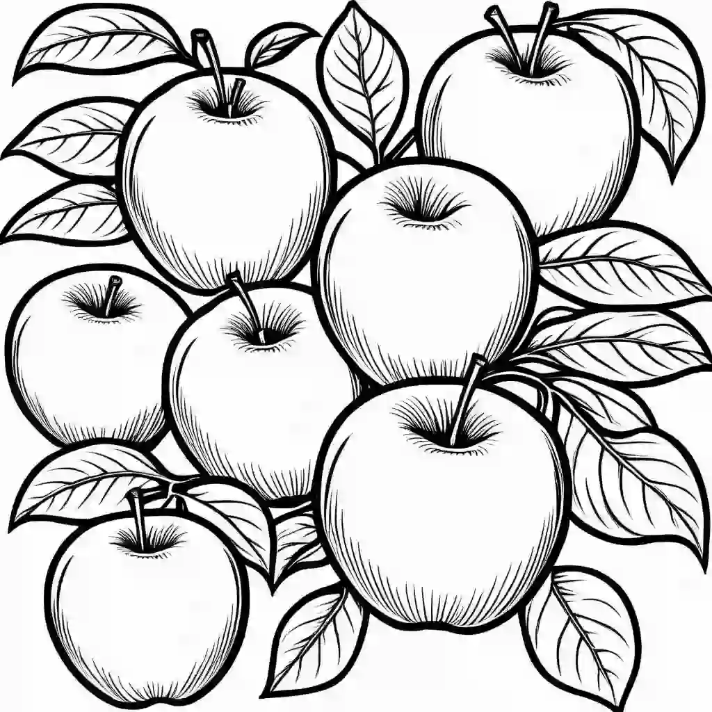 Food and Sweets coloring pages