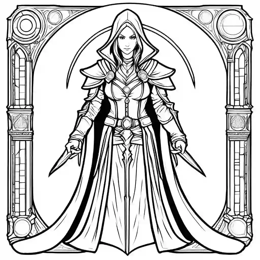 Mages Printable Coloring Book Pages for Kids