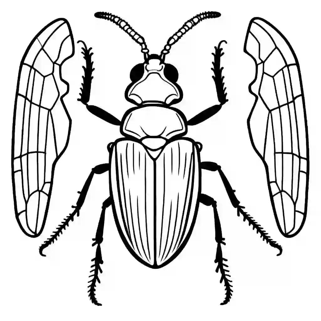 Bedbugs coloring pages