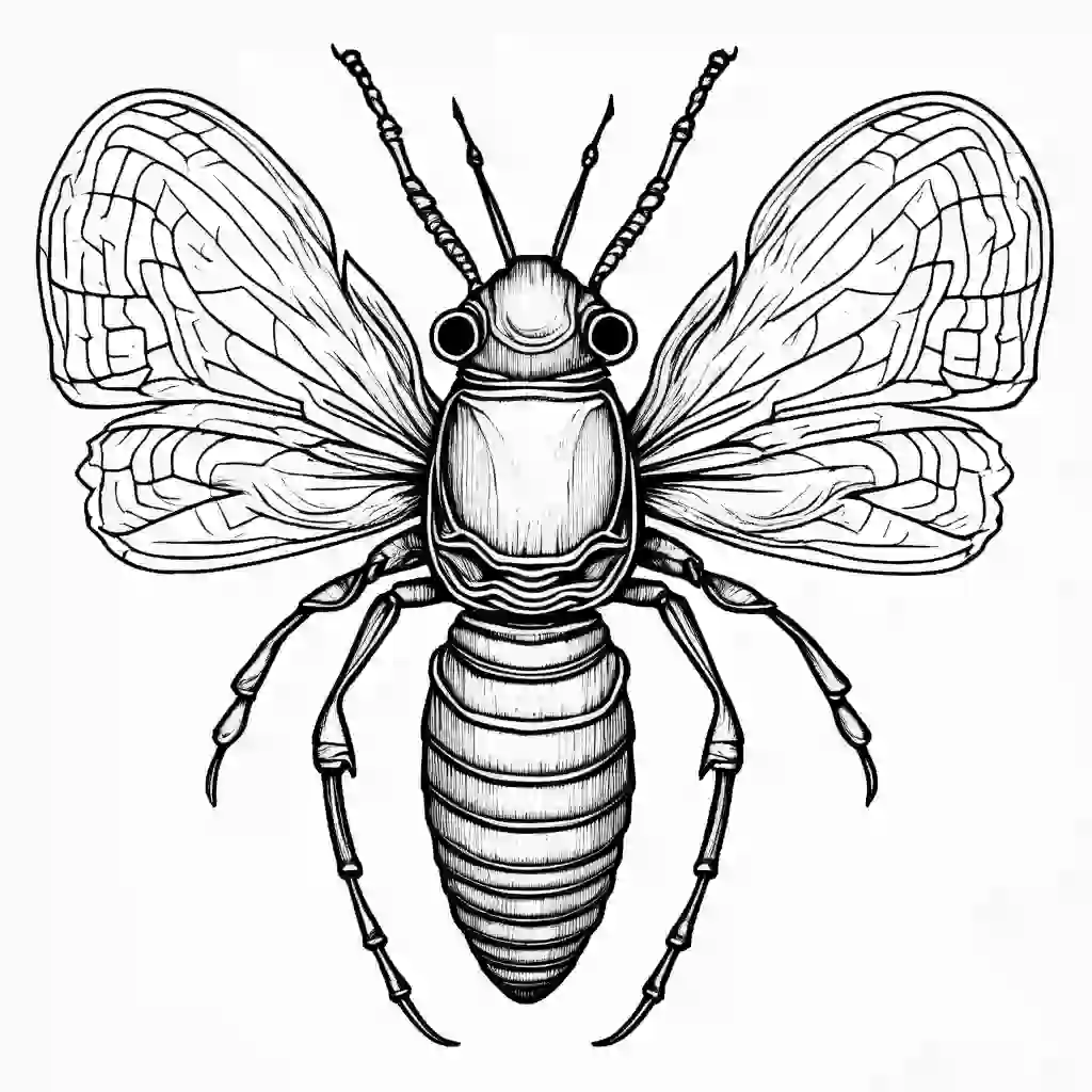 Lice coloring pages