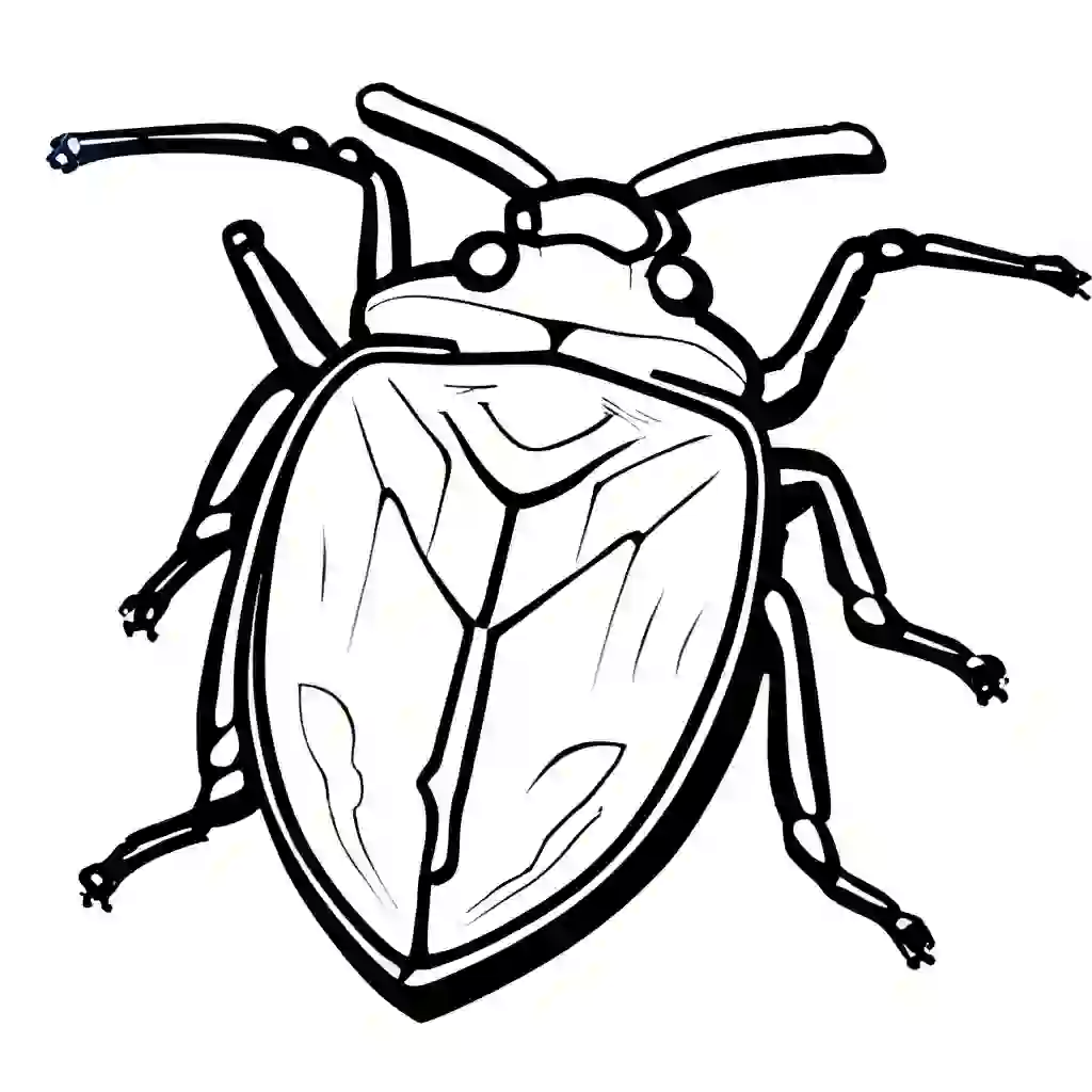 Stinkbugs coloring pages