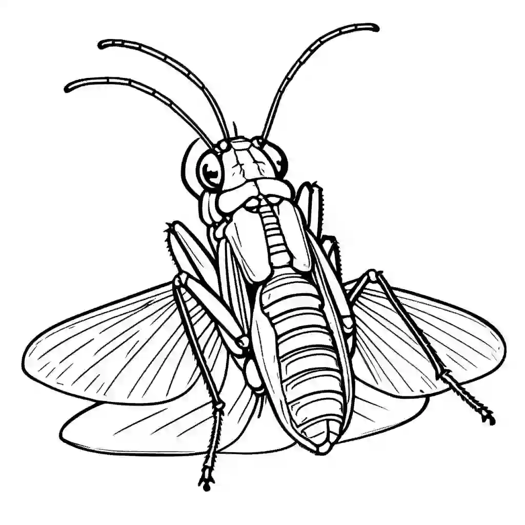 Thrips coloring pages