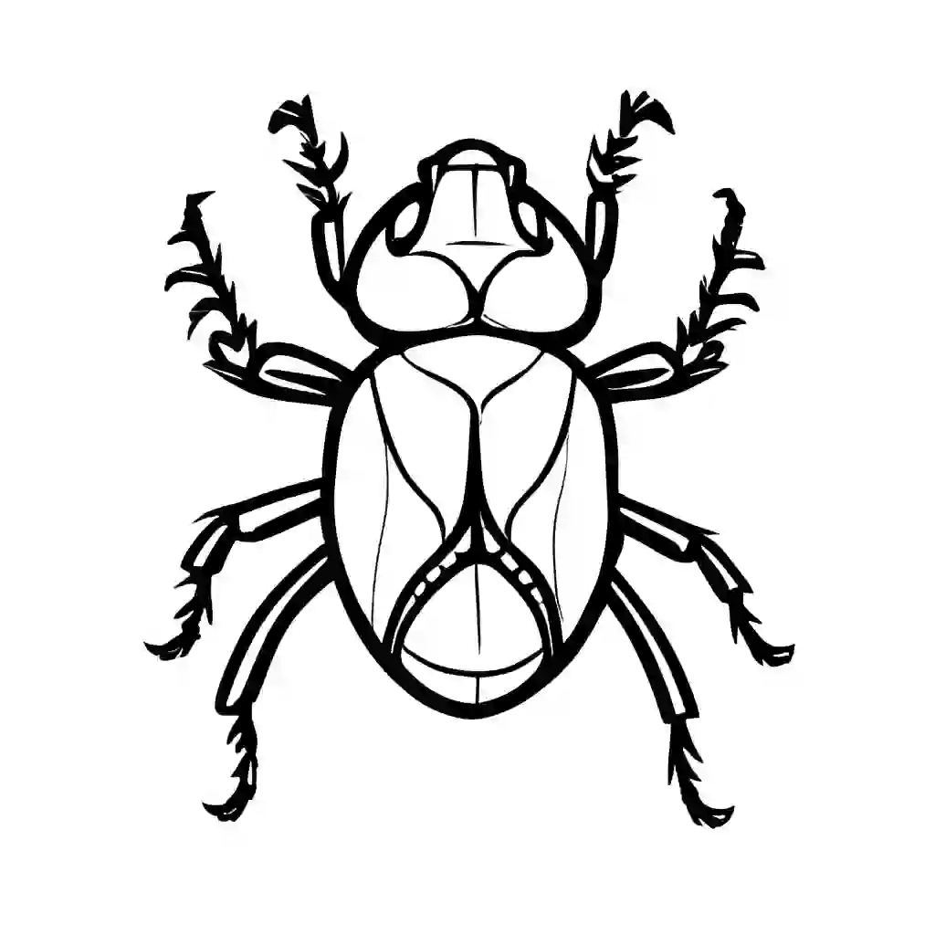Ticks coloring pages