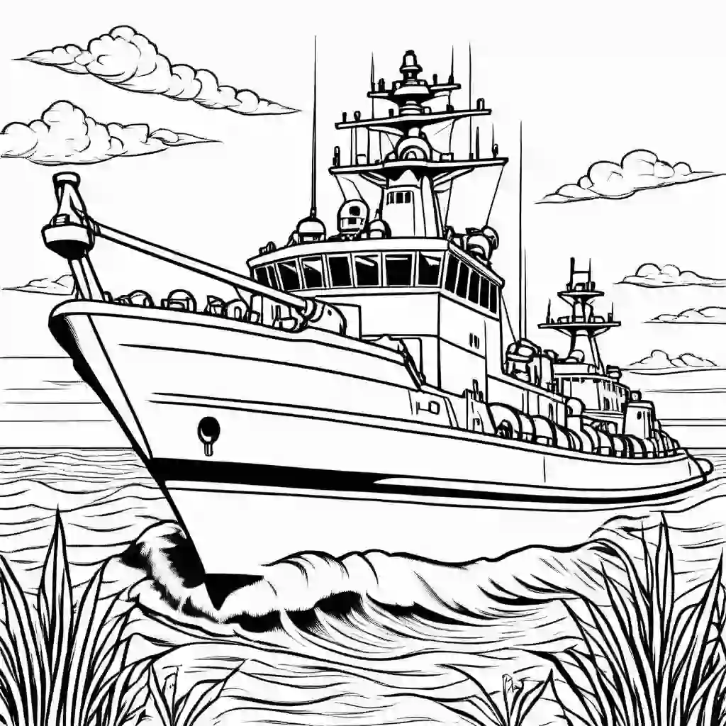 Military and Soldiers coloring pages