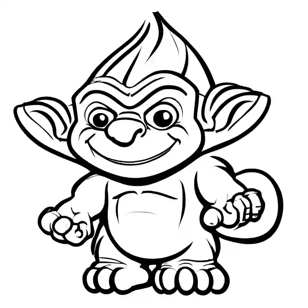 Troll Printable Coloring Book Pages For Kids