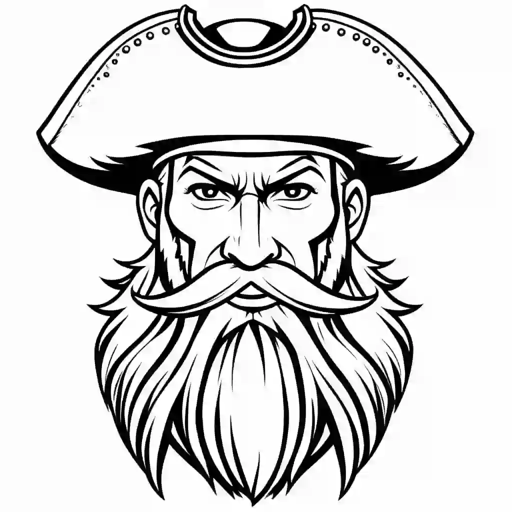 Pirates coloring pages