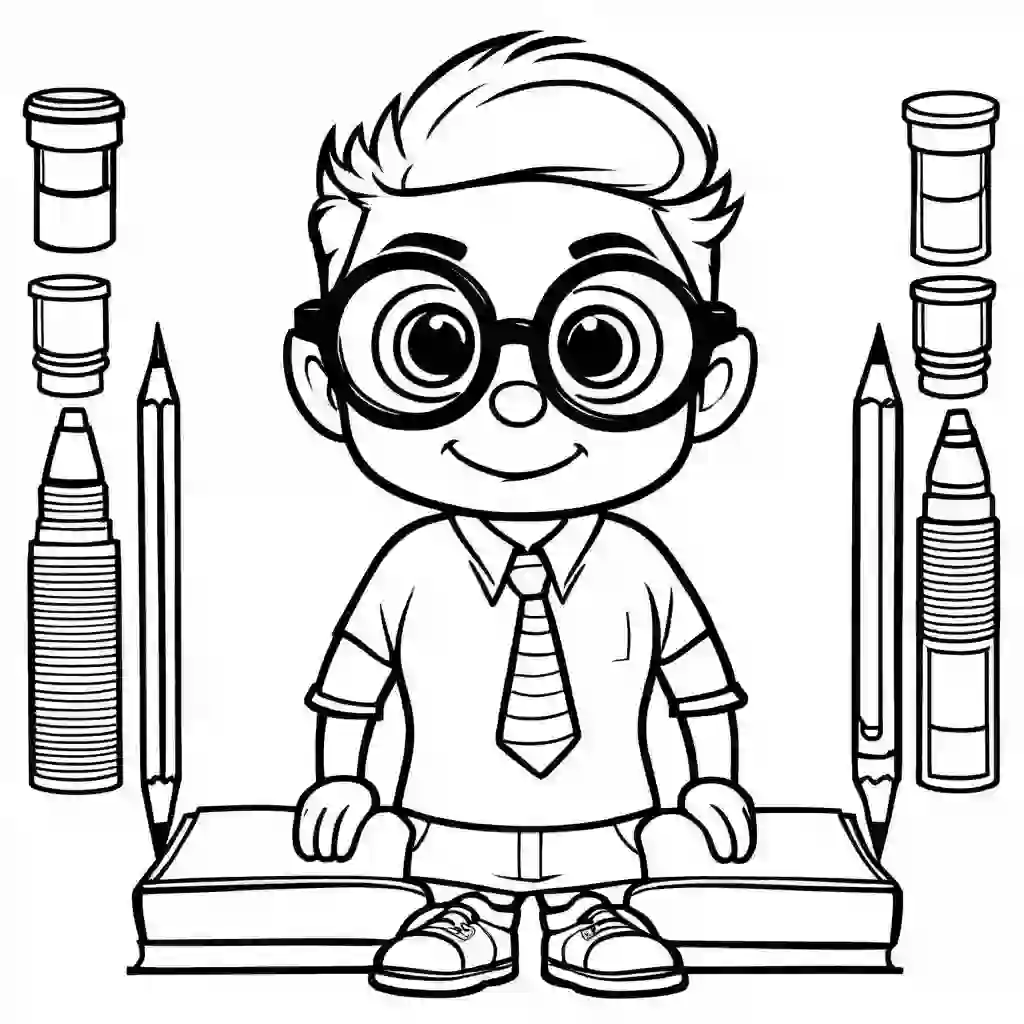 Animator coloring pages
