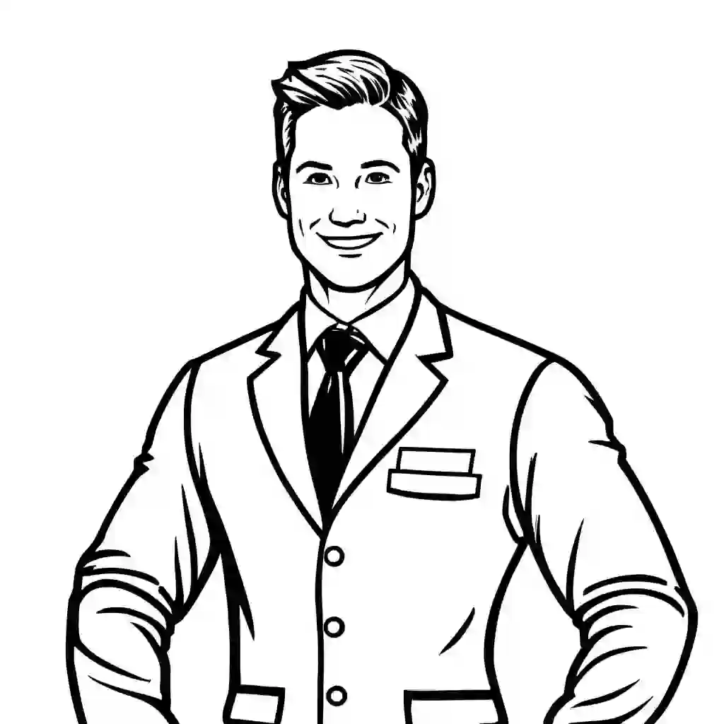 Meteorologist coloring pages