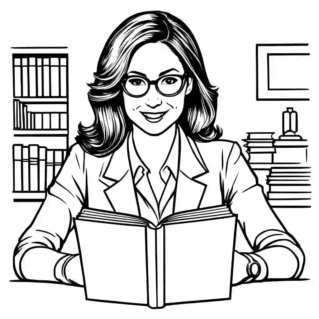 Psychologist coloring pages