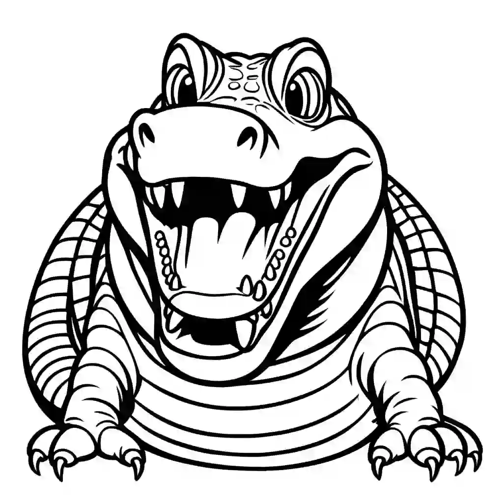 Reptiles and Amphibians coloring pages