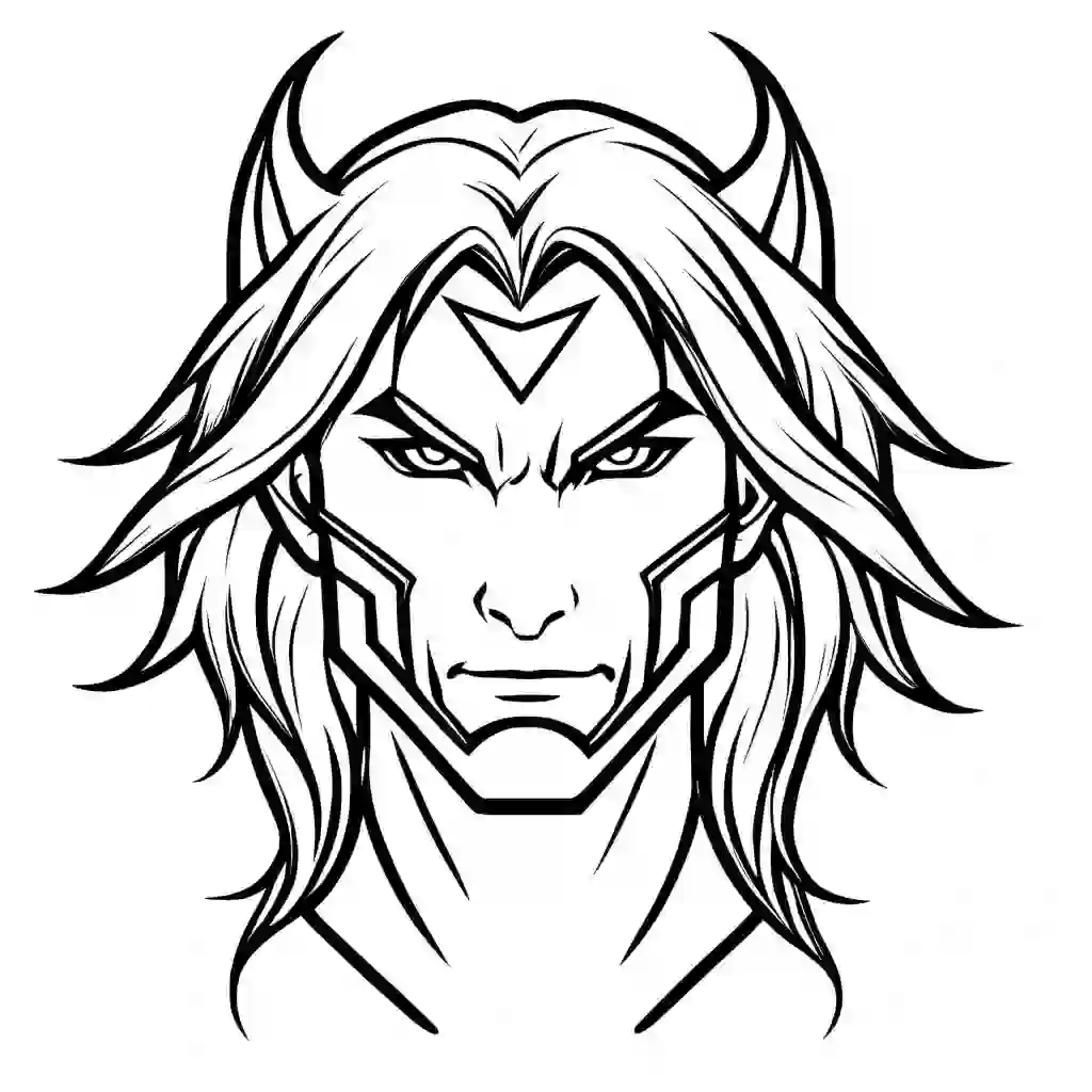 Lightning coloring pages