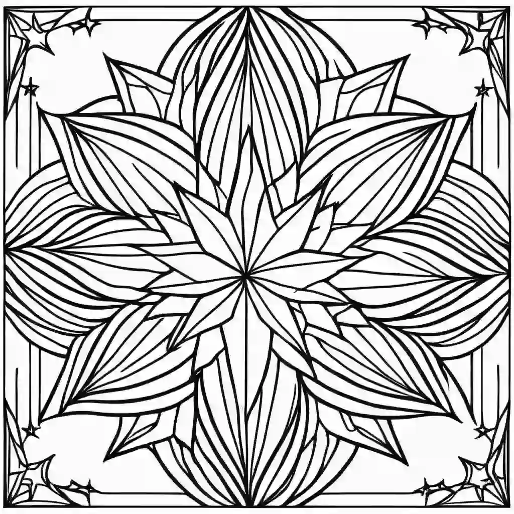 Stars coloring pages