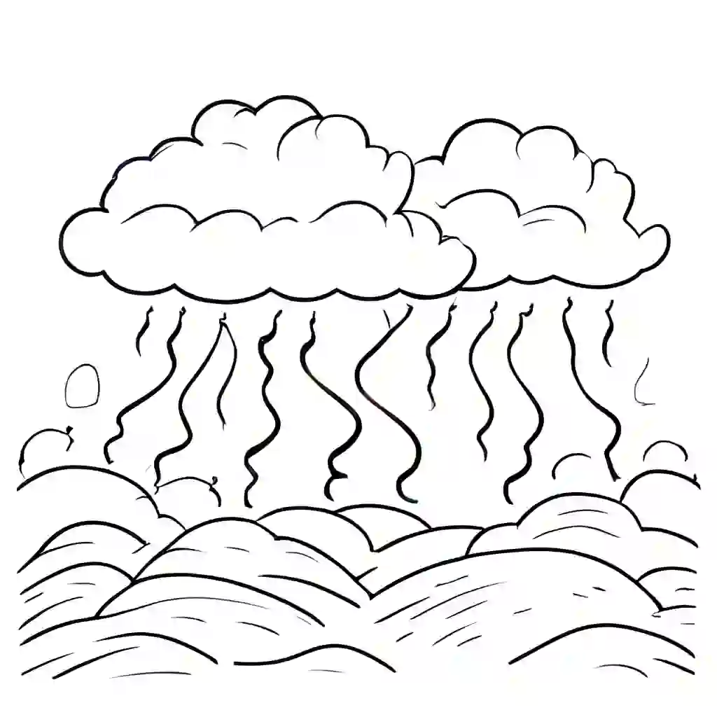 Skyscapes coloring pages
