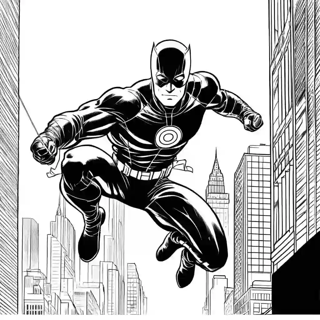 Daredevil coloring pages