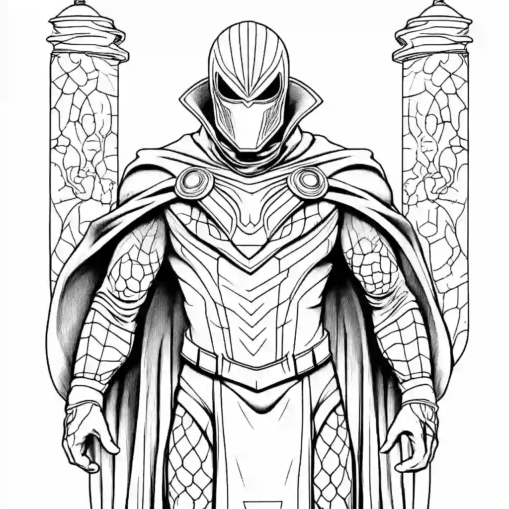 Mysterio Printable Coloring Book Pages for Kids