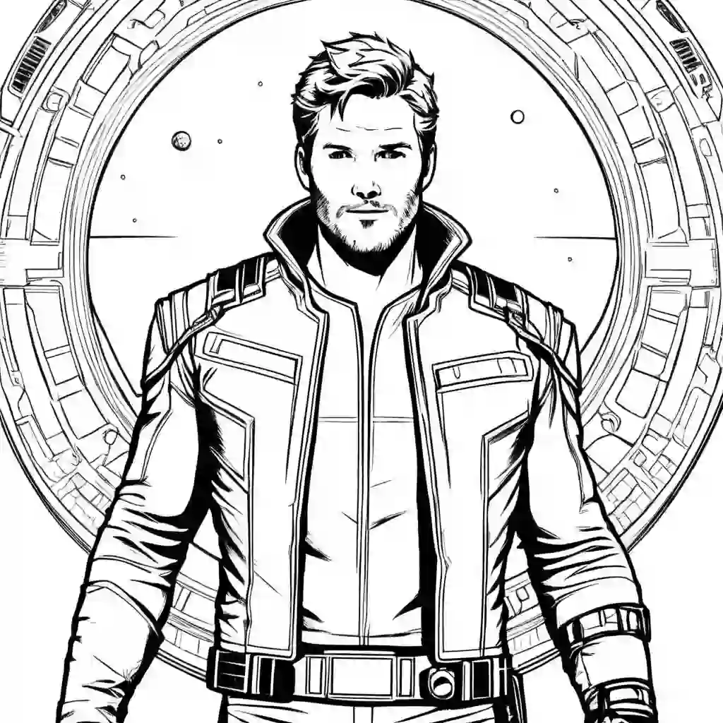 Star-Lord coloring pages