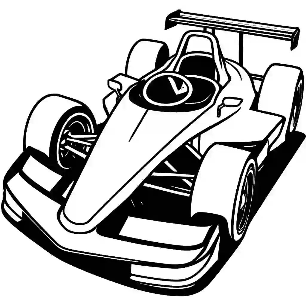 Go-Karts coloring pages