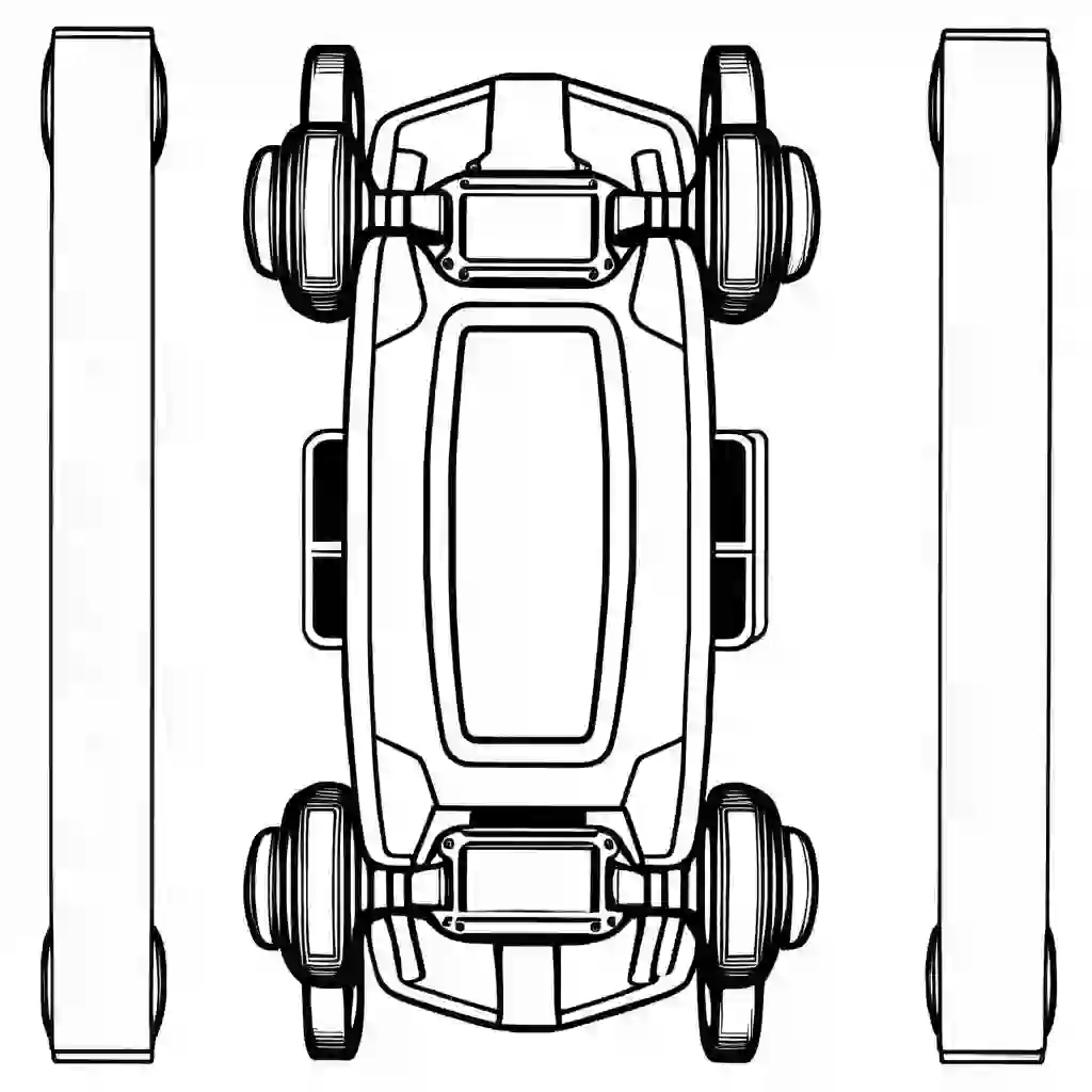 Hoverboards coloring pages