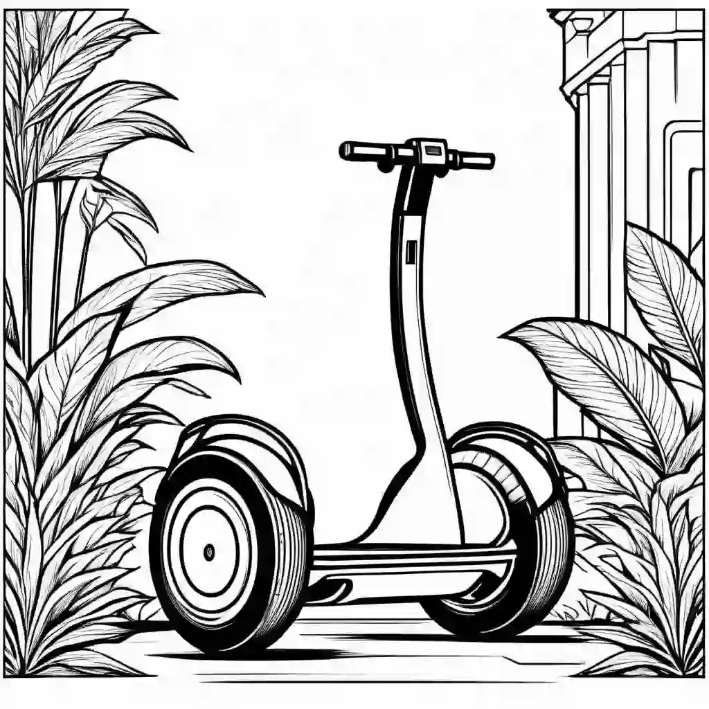 Segway coloring pages